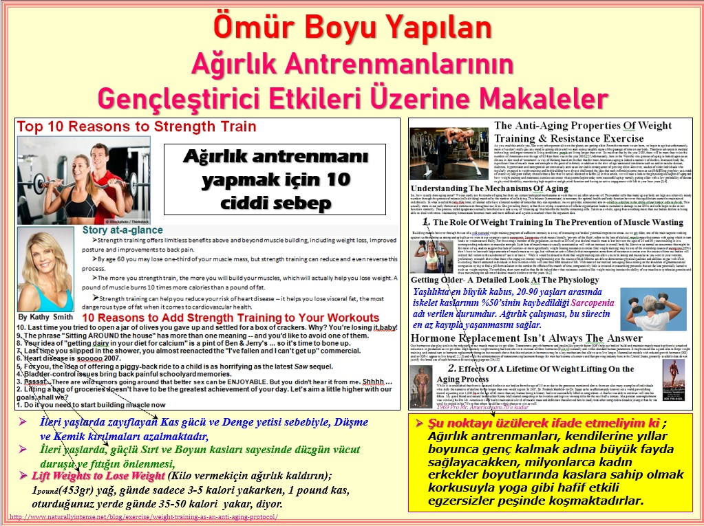 Gençlik İksiri-Ömür Boyu Yapılan Ağırlık Antrenmanlarının Faydaları